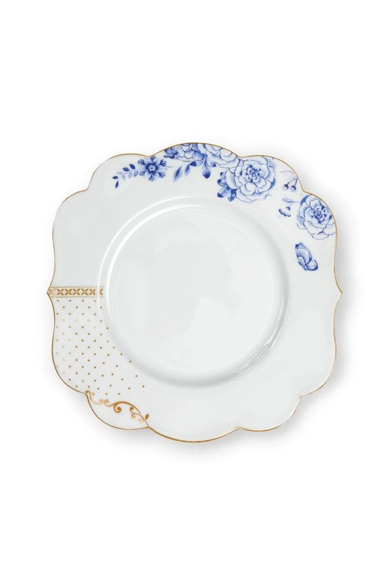 Royal White Breakfast Plate Golden Dots 23,5 Cm 1 Royal White Breakfast Plate Golden Dots 23,5 Cm