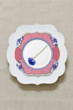 Royal Multi Pastry Plate 17 Cm -Home Comprehensive-PIP Studio 0020677 royal cake plate multi colour 800