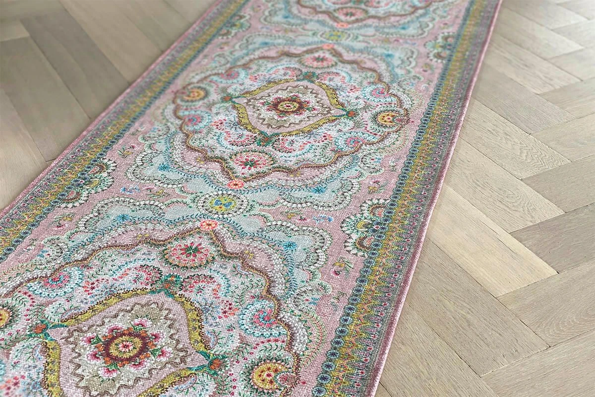 Carpet Runner Majorelle By Pip Pastel Pink 9 Carpet Runner Majorelle By Pip Pastel Pink - Image 9