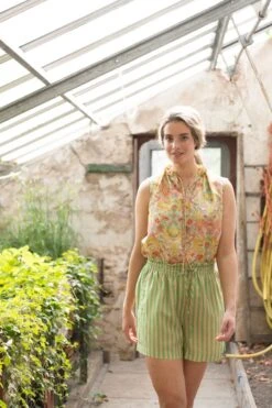 Shorts Sumo Stripe Green -Home Comprehensive-PIP Studio 0835 pip homewear 0185 lowres 1 1