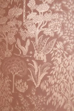 Pip Studio Origami Tree Non-Woven Wallpaper Terra/Rosegold -Home Comprehensive-PIP Studio 333113 origami terra rosegold 03 hr lr