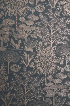 Pip Studio Origami Tree Non-Woven Wallpaper Dark Blue/Rosegold -Home Comprehensive-PIP Studio 333114 origami darkblue rosegold 06 hr lr 2