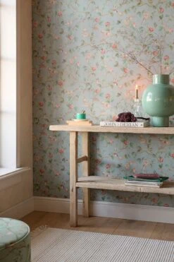 Pip Studio Good Nightingale Non-Woven Wallpaper Light Blue/Grey -Home Comprehensive-PIP Studio 333121 good nightingale lightblue grey 01 hr lr