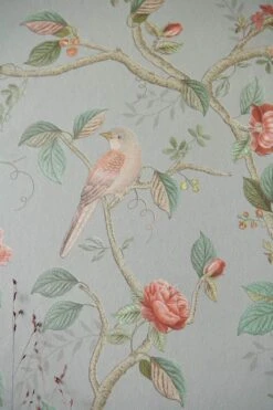 Pip Studio Good Nightingale Non-Woven Wallpaper Light Blue/Grey -Home Comprehensive-PIP Studio 333121 good nightingale lightblue grey 04 hr lr