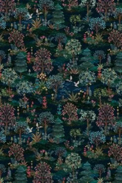 Pip Studio Pip Garden Infinito Wallpower Dark Blue 6 Pip Studio Pip Garden Infinito Wallpower Dark Blue -Home Comprehensive-PIP Studio 333161 pip garden lr