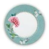 Blushing Birds Breakfast Plate Blue 21 Cm