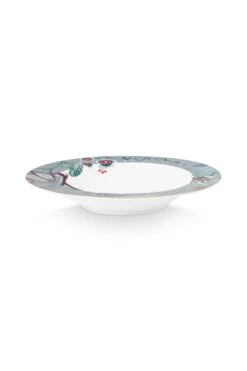 Flower Festival Deep Plate Light Blue 21.5 Cm -Home Comprehensive-PIP Studio 51.001.288fs