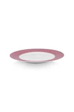 Flower Festival Set/4 Dinner Plates Dark Pink 26.5cm -Home Comprehensive-PIP Studio 51.001.296 2 800x1200 1