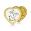 La Majorelle Set/2 Heart Shape Plates Yellow