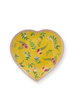 La Majorelle Set/2 Heart Shape Plates Yellow 10 La Majorelle Set/2 Heart Shape Plates Yellow -Home Comprehensive-PIP Studio 51.001.342 03 1