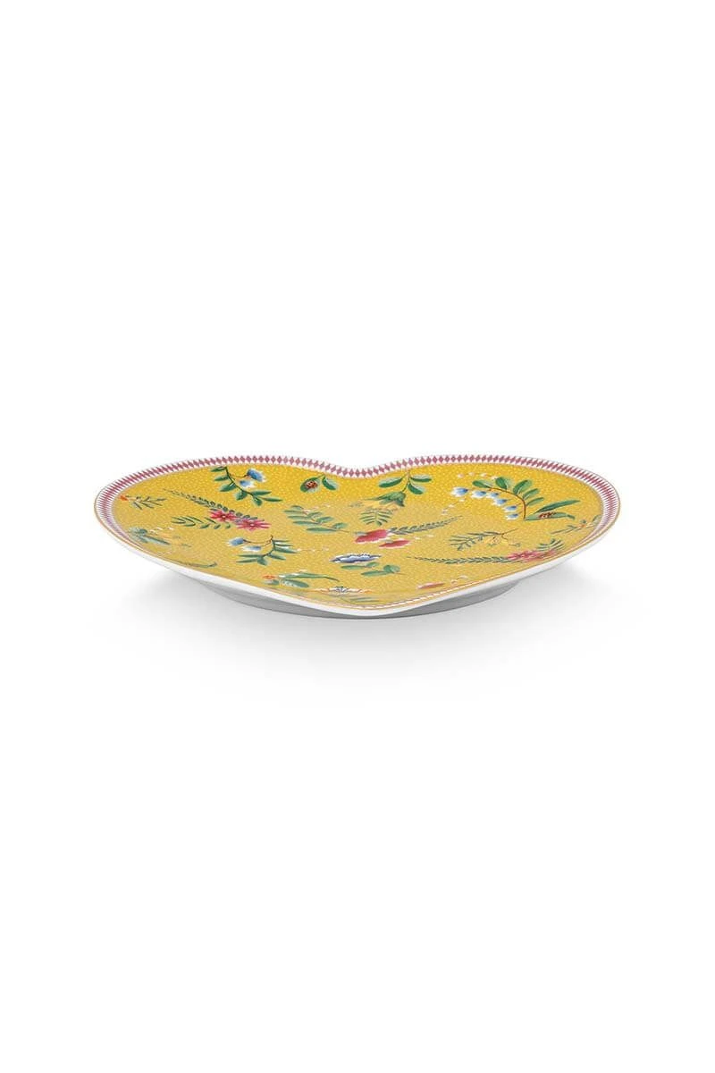 La Majorelle Set/2 Heart Shape Plates Yellow 6 La Majorelle Set/2 Heart Shape Plates Yellow - Image 6