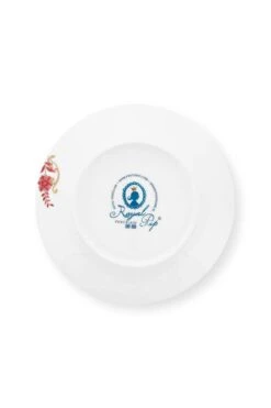 Royal Stripes Breakfast Plate Dark Pink 21cm -Home Comprehensive-PIP Studio 51.001.345 03