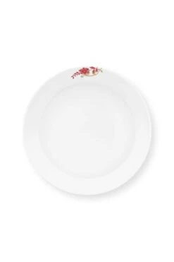 Royal Stripes Deep Plate Dark Pink 21.5cm -Home Comprehensive-PIP Studio 51.001.346 03