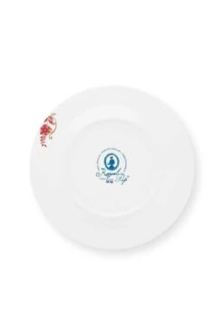 Royal Stripes Dinner Plate Dark Pink 26.5cm -Home Comprehensive-PIP Studio 51.001.347 03