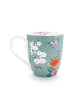 Blushing Birds Mug XL Blue -Home Comprehensive-PIP Studio 51.002.368 02