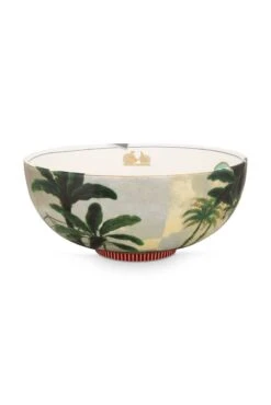 Heritage Bowl Palm Green 23 Cm -Home Comprehensive-PIP Studio 51.003.180bs