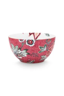 Flower Festival Bowl Dark Pink 15 Cm -Home Comprehensive-PIP Studio 51.003.195 2 800x1200