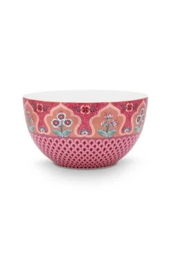 Flower Festival Bowl Dark Pink 18 Cm 10 Flower Festival Bowl Dark Pink 18 Cm -Home Comprehensive-PIP Studio 51.003.196 2 800x1200