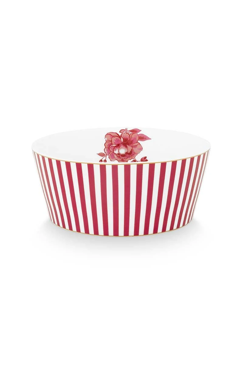 Royal Stripes Bowl Dark Pink 15cm 1 Royal Stripes Bowl Dark Pink 15cm