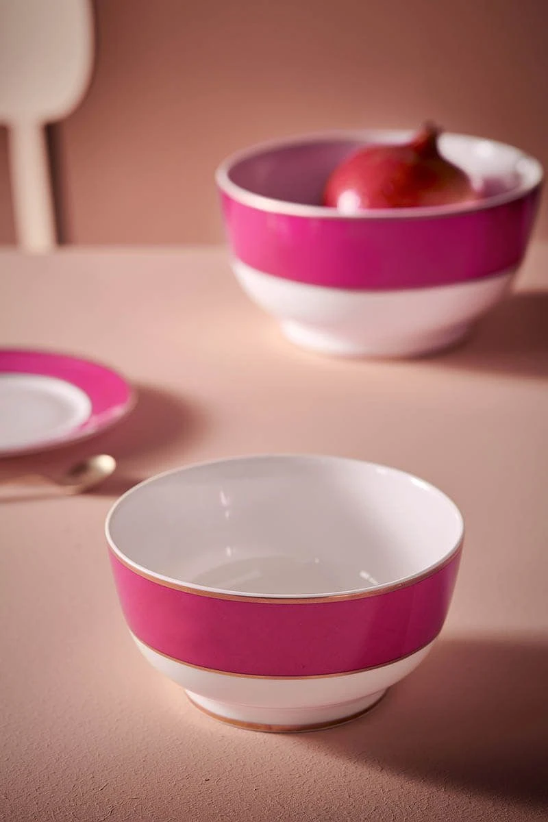 Pip Chique Bowl Pink 15.5cm 2 Pip Chique Bowl Pink 15.5cm - Image 2