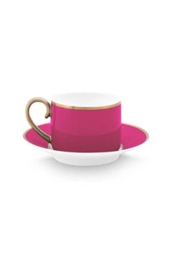 Pip Chique Espresso Cup & Saucer Pink -Home Comprehensive-PIP Studio 51.004.156 02
