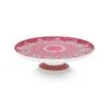 Flower Festival Cake Tray Small Dark Pink