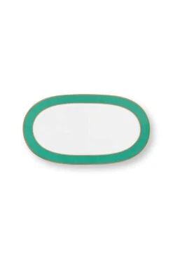 Pip Chique Cake Tray Oval Green