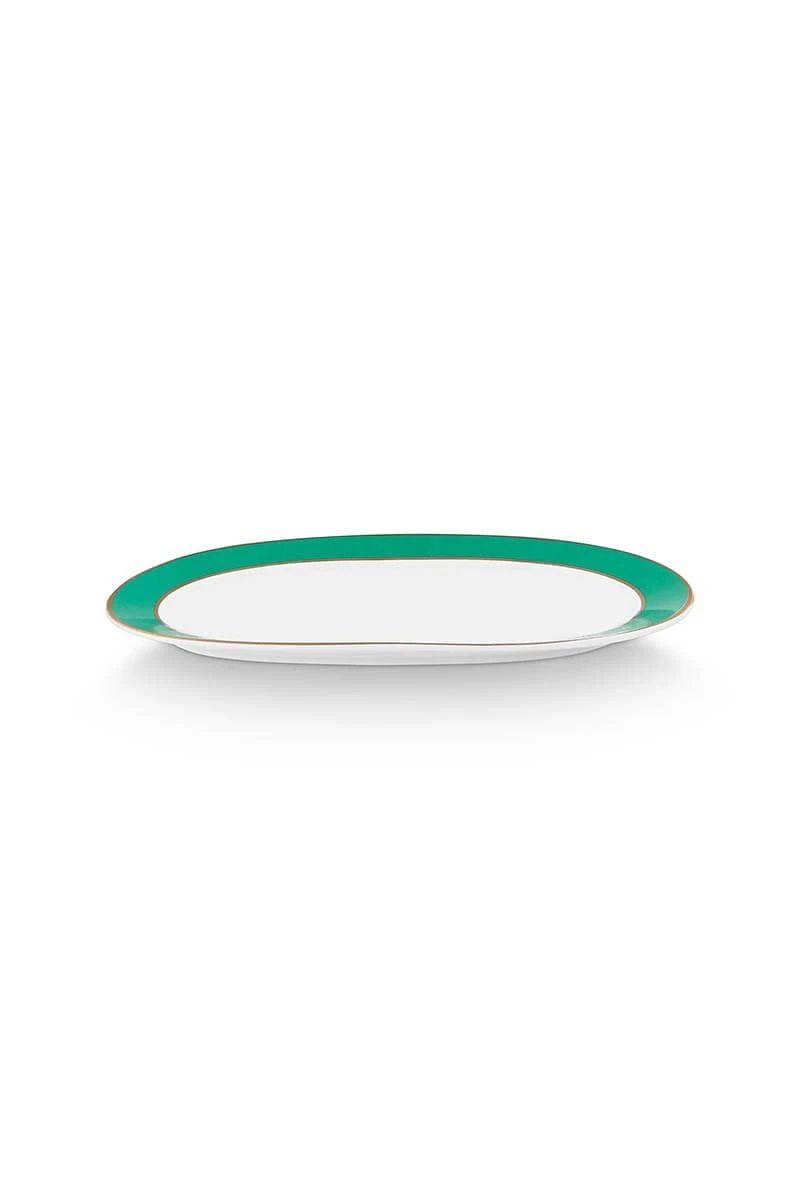 Pip Chique Cake Tray Oval Green 4 Pip Chique Cake Tray Oval Green - Image 4