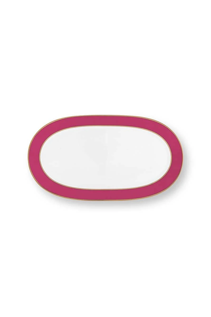 Pip Chique Cake Tray Oval Pink 1 Pip Chique Cake Tray Oval Pink