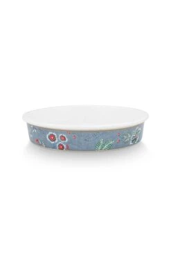 Flower Festival Serving Tray Round Light Blue -Home Comprehensive-PIP Studio 51.019.010 bs 800x1200