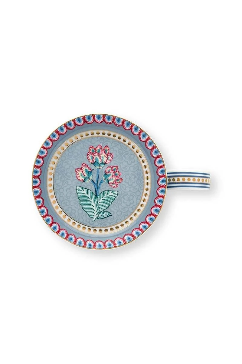 Flower Festival Tea For One Blue 5 Flower Festival Tea For One Blue - Image 5