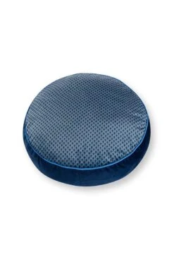 Cushion Round Quiltey Days Dark Blue -Home Comprehensive-PIP Studio 51.040.357 02