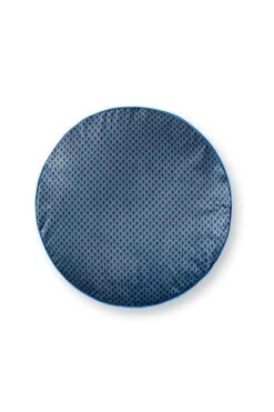Cushion Round Quiltey Days Dark Blue -Home Comprehensive-PIP Studio 51.040.357 04