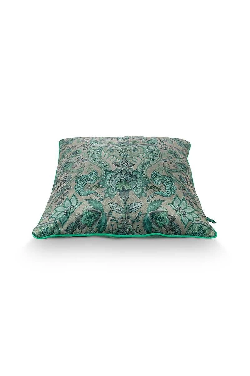 Cushion Square Kyoto Festival Dark Green 5 Cushion Square Kyoto Festival Dark Green - Image 5