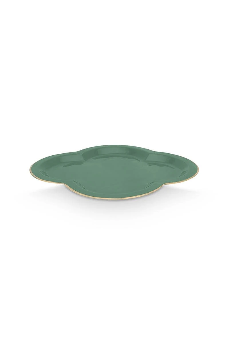 Fancy Tray Large Dark Green 2 Fancy Tray Large Dark Green - Image 2
