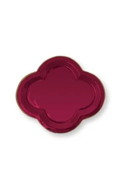 Fancy Tray Large Dark Pink