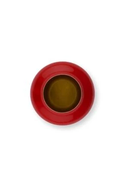 Round Mini Vase Red 10 Cm -Home Comprehensive-PIP Studio 51.102.027ts