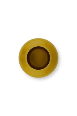 Round Mini Vase Yellow 10 Cm -Home Comprehensive-PIP Studio 51.102.028ts