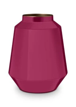 Metal Vase Pink 29 Cm