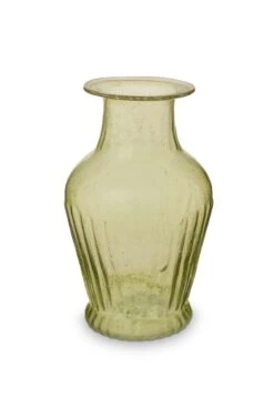 Set/3 Vases Glass Green S -Home Comprehensive-PIP Studio 51.102.049 3