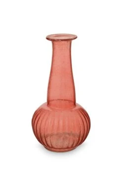 Set/3 Vases Glass Pink S -Home Comprehensive-PIP Studio 51.102.051 5