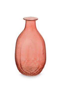 Set/3 Vases Glass Pink M -Home Comprehensive-PIP Studio 51.102.052 3
