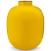 Metal Vase Yellow 32cm