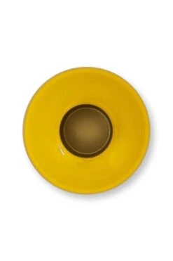 Metal Vase Yellow 32cm -Home Comprehensive-PIP Studio 51.102.061 02