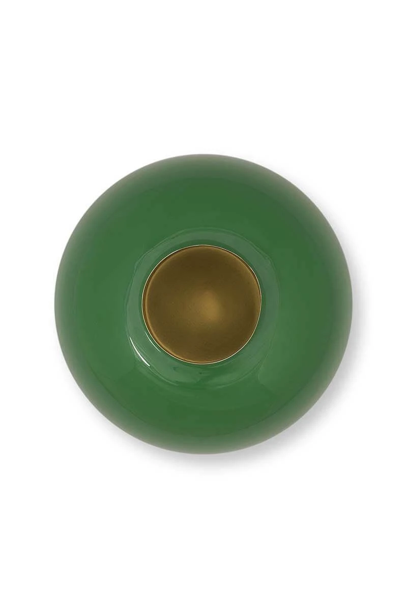 Metal Vase Green 23 Cm 3 Metal Vase Green 23 Cm - Image 3