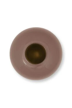 Metal Vase Brown 23cm 5 Metal Vase Brown 23cm -Home Comprehensive-PIP Studio 51.102.065 02