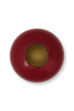 Metal Vase Dark Red 32cm -Home Comprehensive-PIP Studio 51.102.066 02
