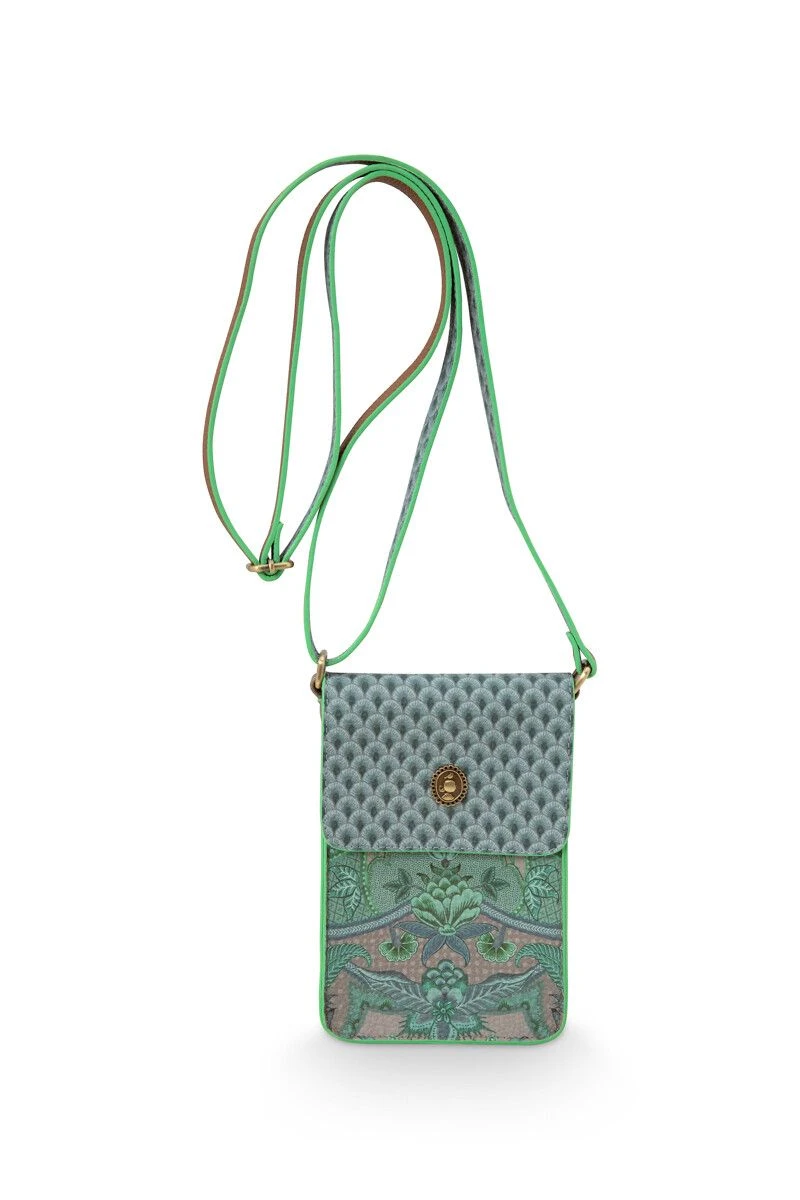 Phone Bag Kyoto Festival Green 1 Phone Bag Kyoto Festival Green