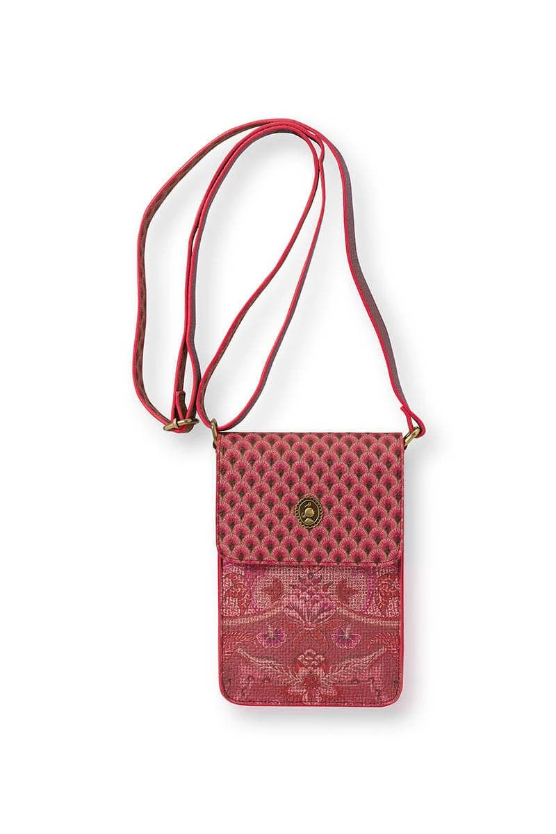 Phone Bag Kyoto Festival Dark Pink 1 Phone Bag Kyoto Festival Dark Pink