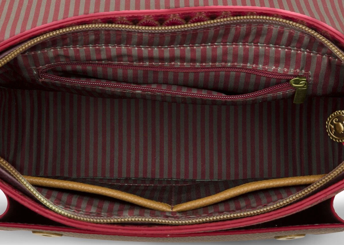 Cross Body Kyoto Festival Dark Pink 7 Cross Body Kyoto Festival Dark Pink - Image 7